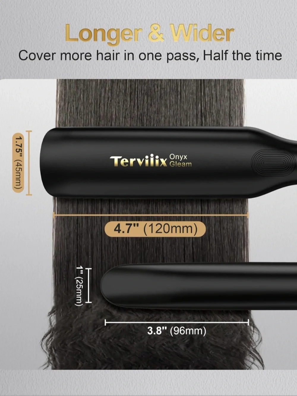 Onyx Black Professional Hair Straightener